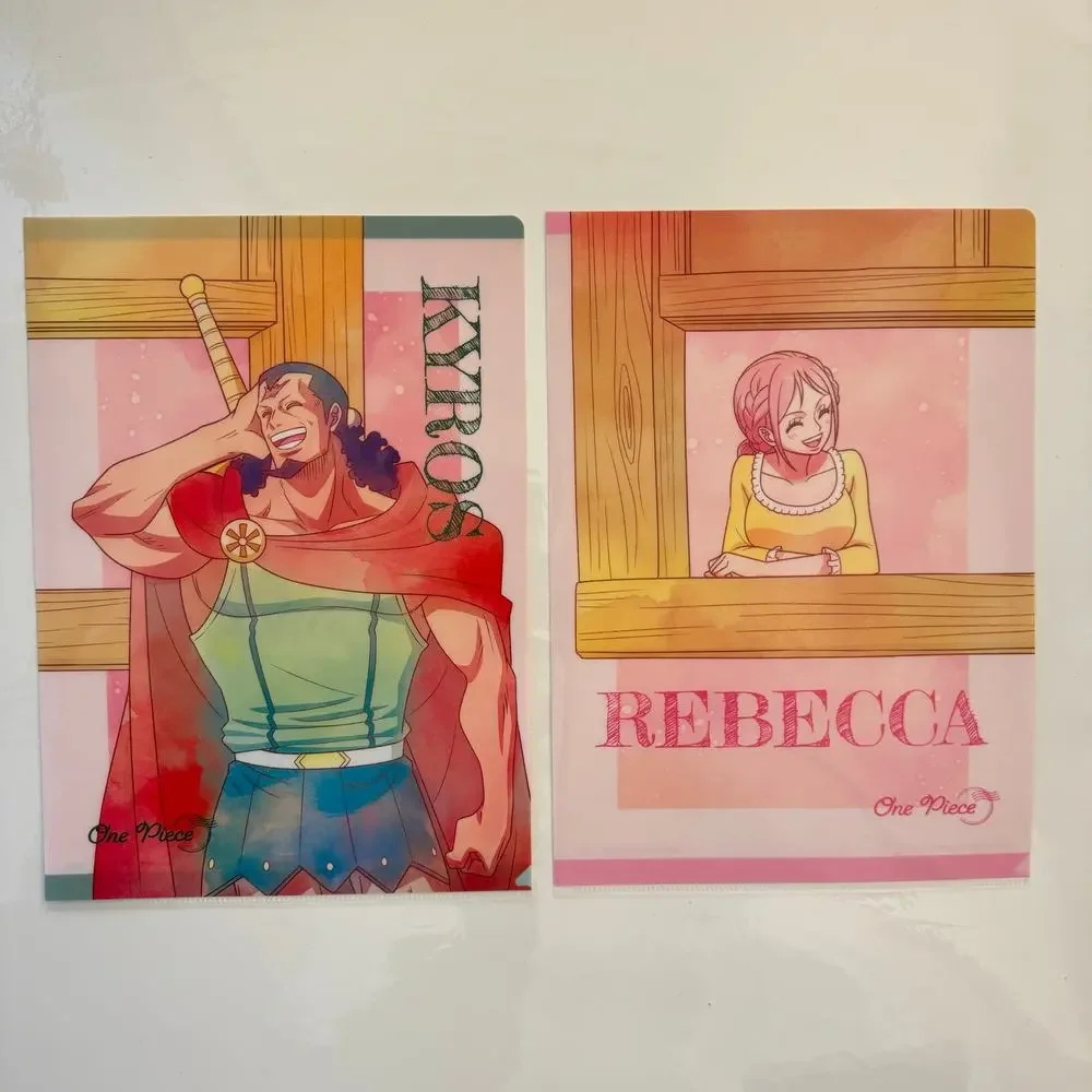 4 One Piece Emotional‎ Stories Ichiban Kuji Visual Art Sheet Clear File Poster